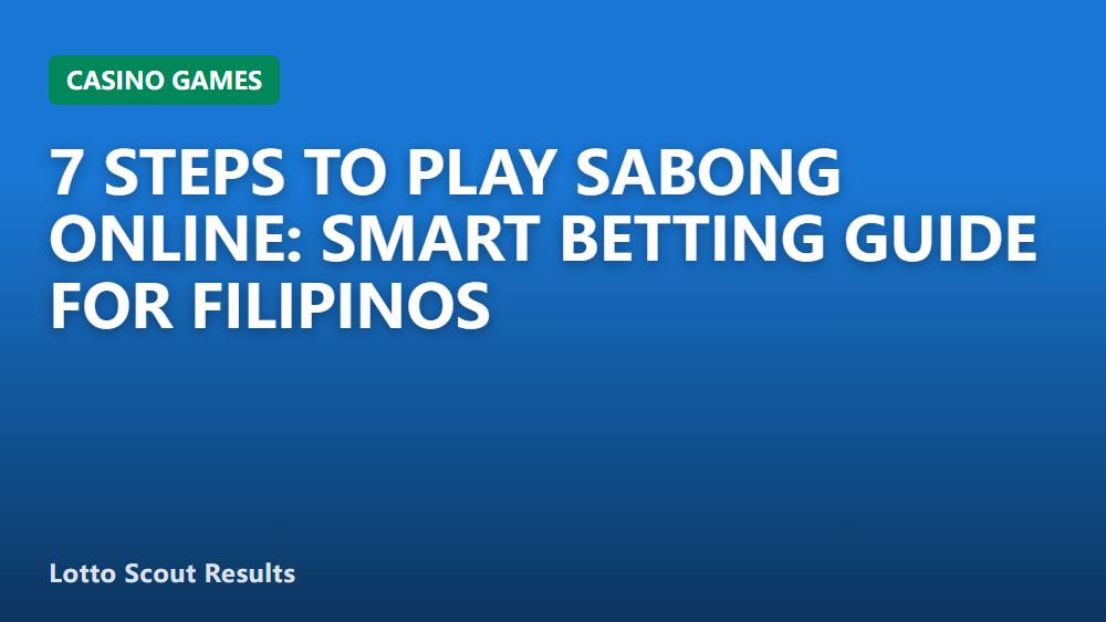 7 Steps to Play Sabong Online: Smart Betting Guide for Filipinos